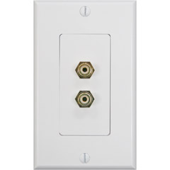 HFW-RCA - RCA AV Wallplate