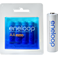 HR3UTG4BP - AA eneloop Precharged NiMH Battery Retail Packs