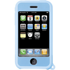 I145-BLU - Silicone Case for iPhone