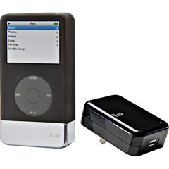 I604-BLK - Silicone Case and Battery for 5G iPod