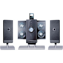 I9200-BLK - iLuv 4-CD Hi-Fi Audio System with iPod Docking Station