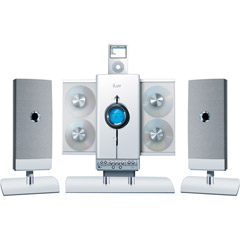 I9200-WHT - 4-CD Hi-Fi Audio System with iPod Docking Station