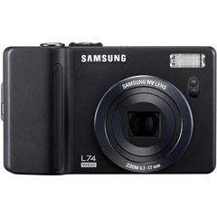 L74WIDE - 7.2MP Digital Camera with 28mm Wide-Angle Lens 3.6x Optical Zoom and 3.0'' Touch-Screen LCD