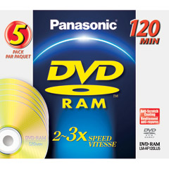 LM-AF120LU5 - Rewritable DVD-RAM Disc without Cartridge