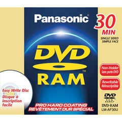 LM-AF30U - 8cm Rewritable DVD-RAM for Camcorders