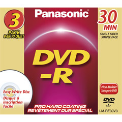 LM-RF30V3 - 8cm Write-Once DVD-R for Camcorders