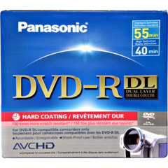 LM-RF55LV - 8cm Double-Layer DVD-R for Camcorders