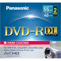 LM-RF55LV2 - 8cm Double-Layer DVD-R for Camcorders