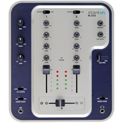 M-202 - 2-Channel CD/Turntable Mixer with Microphone Input