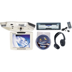 M-8501PKG-GR - 8.5'' Widescreen Ceiling Mount Monitor with DVD Player