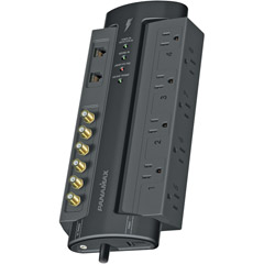 M8HT-PRO - 8-Outlet  Surge Suppressor with Premium Filtration