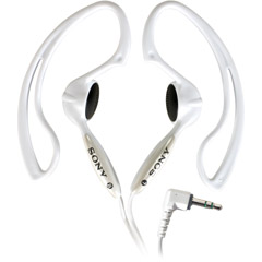 MDR-J10/WHITE - Clip-On Style Stereo Headphones