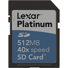 MSDP512-40-664 - 40X Platinum II Memory Stick PRO Duo Memory Card