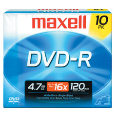 MXL-DVD-R/10 - 16x Write-Once DVD-R