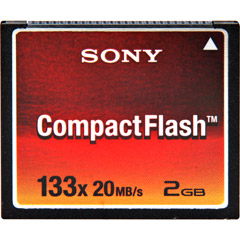 NCF-C2G - 133x High-Speed 2GB CompactFlash Memory Card