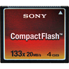 NCF-C4G - 133x High-Speed 4GB CompactFlash Memory Card