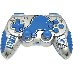 NFL-DET082461/04/1 - Officially Licensed Detroit Lions NFL Wireless PS2 Controller