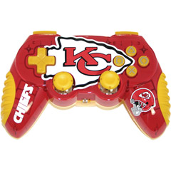 NFL-KCC082461/04/1 - Officially Licensed Kansas City Chiefs NFL Wireless PS2 Controller
