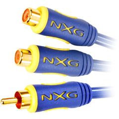 NX-0231 - Video-Shielded Y-Cable with RCA Connectors