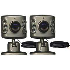 OC-9502 - 2-Pack Indoor Color Camera with IR LEDs and Audio