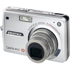 OPTIO-A10 - 8.0 MegaPixel Compact Camera with 3x Optical Zoom and 2.5'' LCD