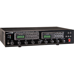 P-30FACD - 5-Input/4-Zone Commercial 70V Amplifier with AM/FM Tuner and CD Player