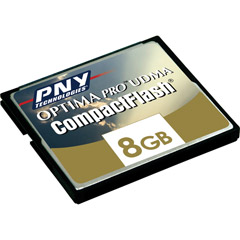 P-CF8G-266W-RF3 - 266x Ultra High-Speed Optima Pro UDMA 8GB CompactFlash Memory Card