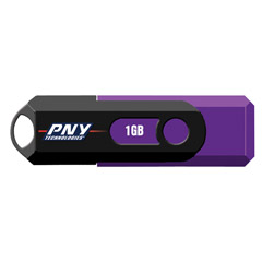 P-FD1GB/MINI-RF - 1GB Mini Attach USB Flash Drive