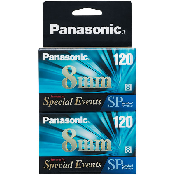 P6-120SP2W - Standard-Grade 8mm Videocassette