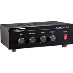 PBM-30 - 30-Watt Commercial 70V Amplifier with 2-Channel Mixer