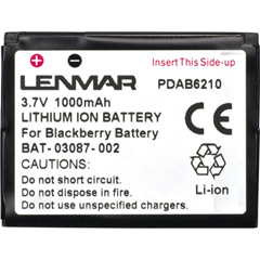 PDA-B6210 - Lenmar Li-Ion Battery for Blackberry 6200 Series