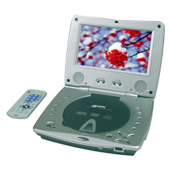 PDL-705 - 7'' Widescreen Portable DVD Player