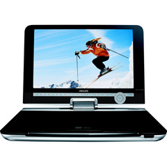 PET1030 - 10.2'' High Resolution Portable DVD Player with Swivel Screen