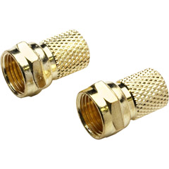 PH61028 - Twist-On Gold-Plated F Connectors