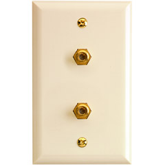 PH61029 - Dual RG59 Wall Plate