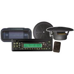 PLCD14MRKT - Marine CD/MP3 Player Receiver with Speakers and Splash Proof Radio Cover