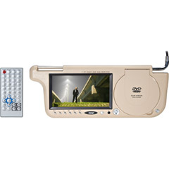 PLDVSR7T - 7'' LCD Right Side Sunvisor with Built-In DVD Player