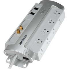 PM8C-EX - 8-Outlet Power Conditioner/Surge Suppressor with Coax and Telephone Protection