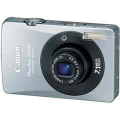POWERSHOT-SD750BLK - 7.1MP Digital ELPH Camer-a with 3x Optical Zoom Lens and 3.0'' LCD