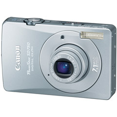 POWERSHOT-SD750SLV - 7.1MP Digital ELPH with 3x Optical Zoom Lens and 3.0'' LCD