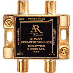 PR-431 - Pro II Series 3-Way 2GHz Video Splitters