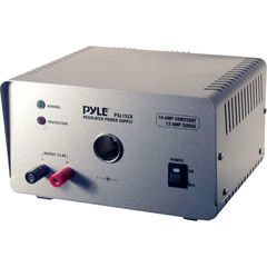 PSL152X - 10-Amp DC Power Supply with Cigarette Lighter Outlet