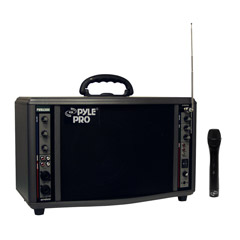 PWM-A3600 - 200-Watt Battery Powered PA System with Wireless Mic