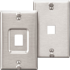 R01-4108W-1SP - Recessed Wallphone Wallplate