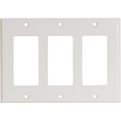 R42-80411-00W - Triple-Gang Wall Plate