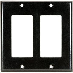 R45-80409-00E - Double Gang Wall Plate