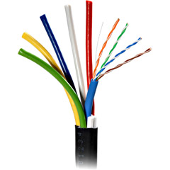 RGB-6 - 5-Conductor Mini RG59/U with CAT-5e Cable