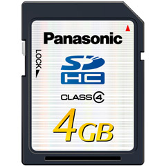 RP-SDM04GU1K - 4GB SD High Capacity (SDHC) Memory Card Class 4