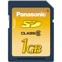 RP-SDV01GU1A - 1GB Class 6 SD Memory Card