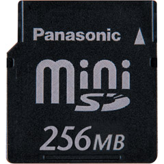 RP-SS256BU1K - miniSD Card